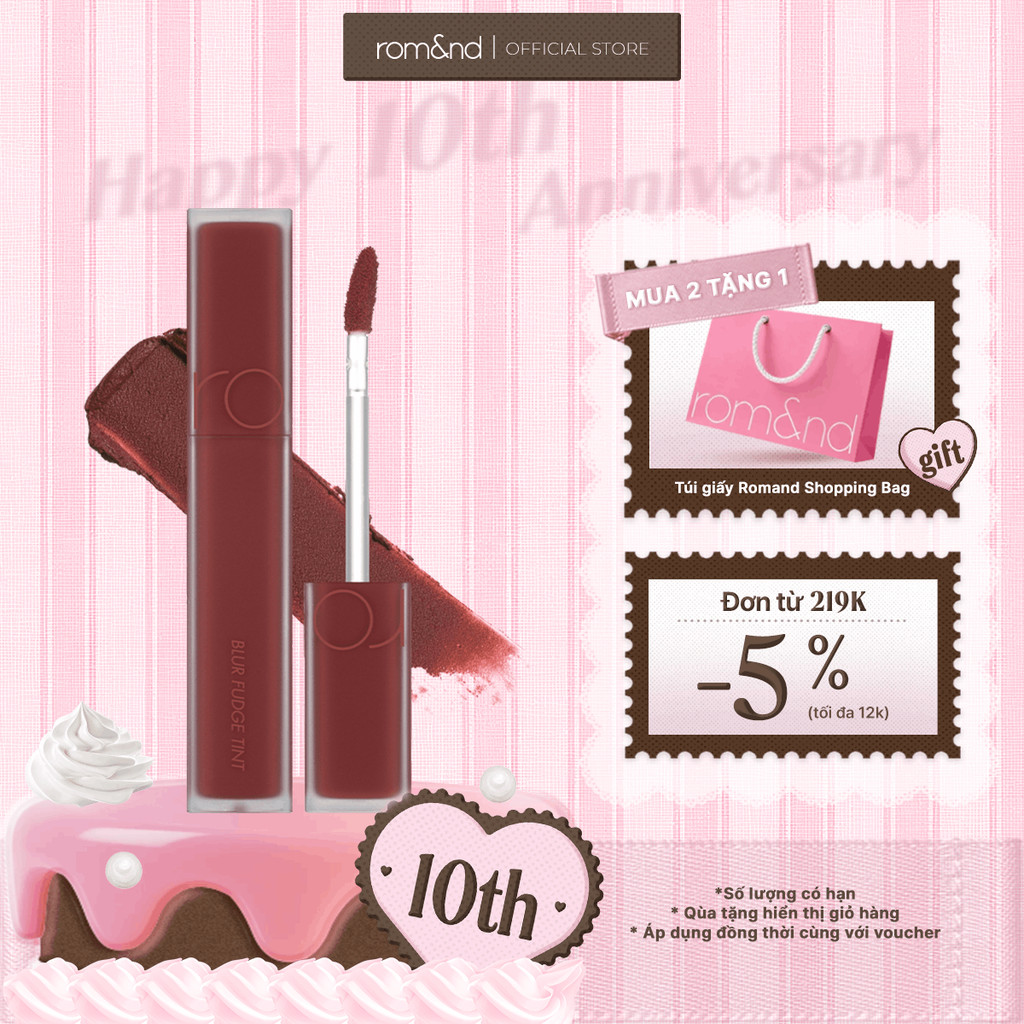 Romand Blur Fudge Tint ảnh 1